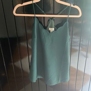 J.crew scalloped tank
